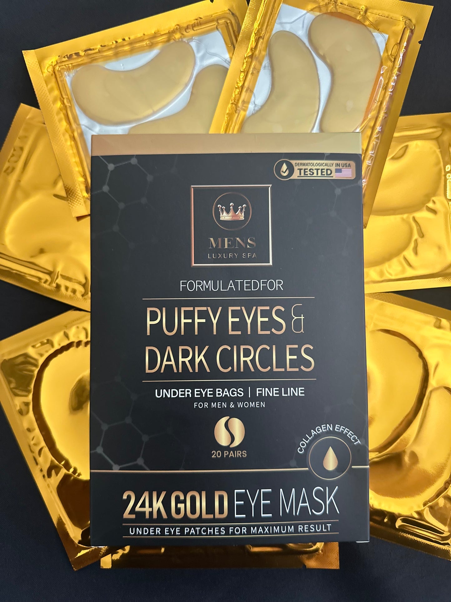 24K Gold Eye Mask